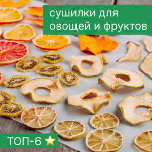 Рейтинг сушилок для овощей и фруктов